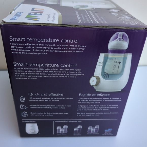 Philips Avent SCF358/00 Fast Baby Bottle Warmer White NIB - Picture 3 of 7